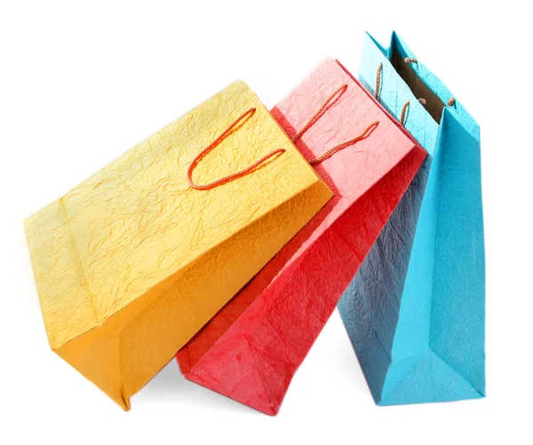 Sacos de compras de papel — Fotografia de Stock