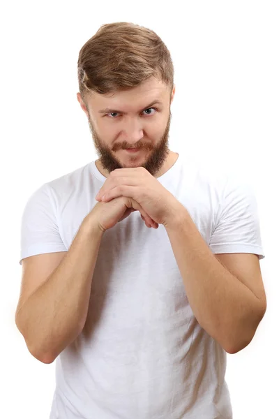 Handsome man with beard — Stock Photo, Image