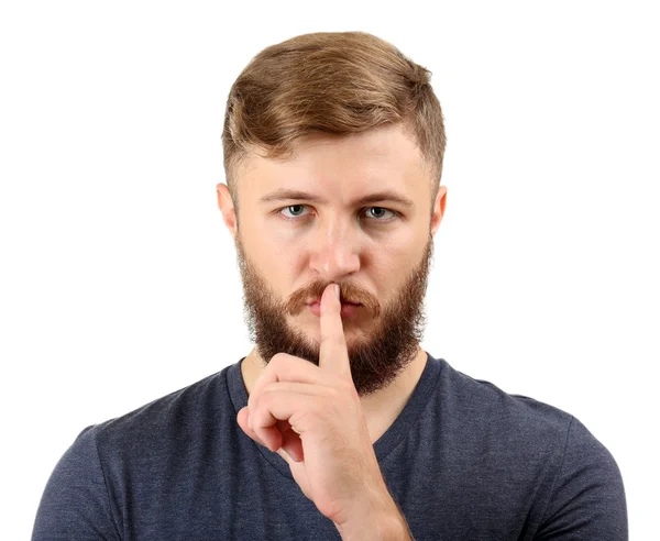 Hombre guapo con barba —  Fotos de Stock