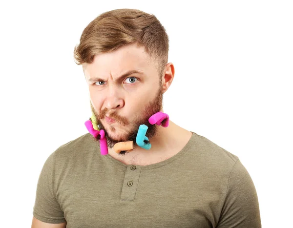 Hombre guapo con barba —  Fotos de Stock