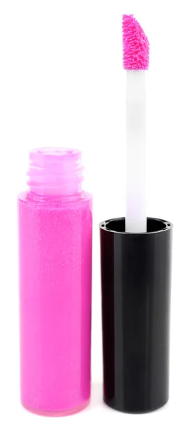 Crimson lip gloss — Stock Photo, Image