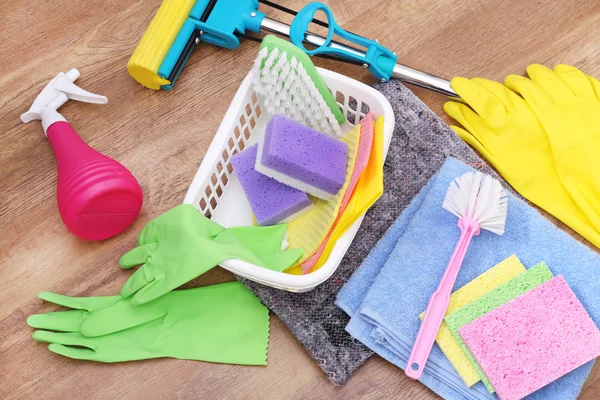 Produkty czyszczące i narzędzia — Zdjęcie stockowe