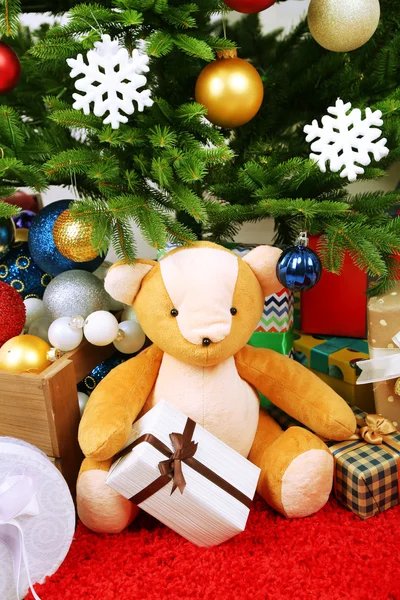 Viele Weihnachtsgeschenke — Stockfoto