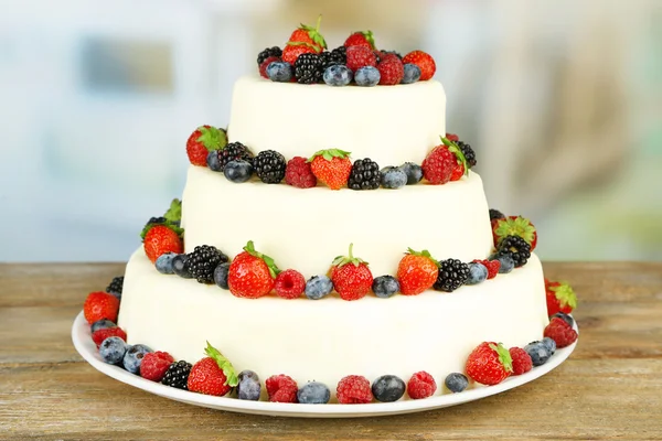 Güzel düğün pastası — Stok fotoğraf