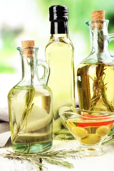 Different cooking oil — Stock Photo, Image