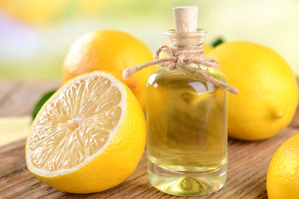 Citronový olej — Stock fotografie