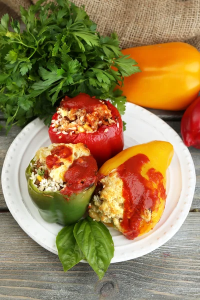 Stuffed peppers — Stock Photo, Image