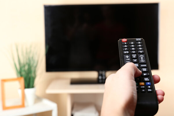 TV and remote controller