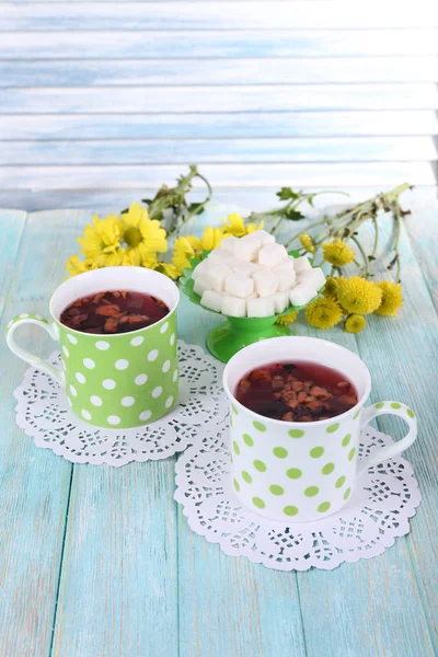 Tee und Zucker — Stockfoto