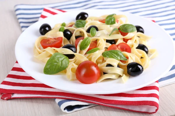 Domatesli spagetti — Stok fotoğraf