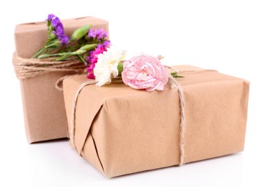 çiçekli beyaz izole güzel hediyeler