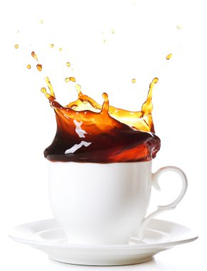 Kahve sıçraması ile