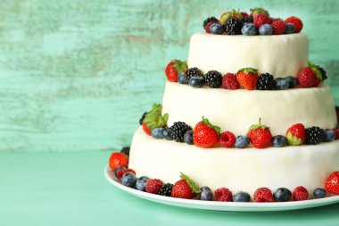 güzel düğün pastası