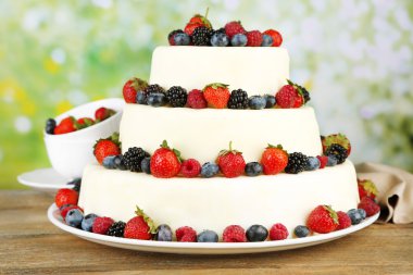 güzel düğün pastası