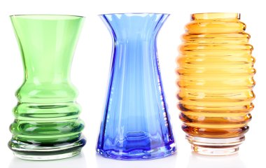 Cam Vazoda beyaz izole