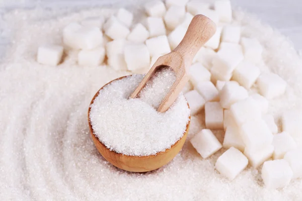 Vit söt socker — Stockfoto