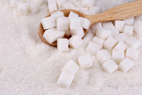 Bílý cukr sladký — Stock fotografie