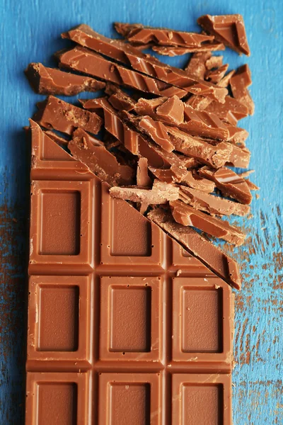 Milk chocolate bar — Stock Photo, Image