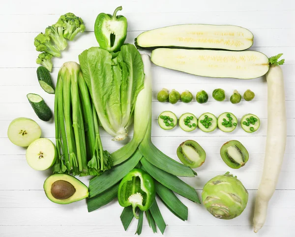 Produtos hortícolas biológicos frescos — Fotografia de Stock