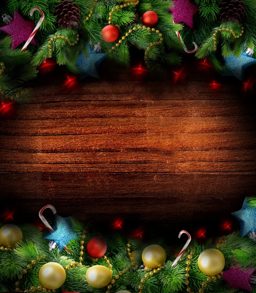 Klassische Weihnachtskarte — Stockfoto