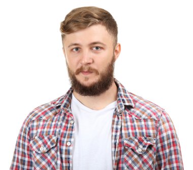 Sakallı yakışıklı adam