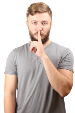 Sakallı yakışıklı adam