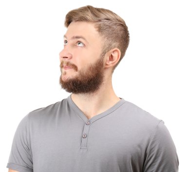 Sakallı yakışıklı adam