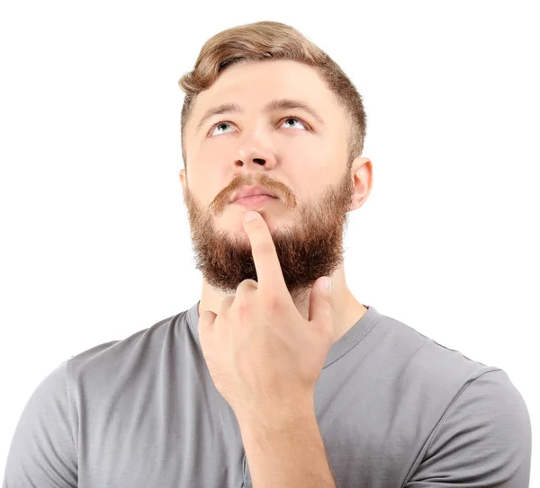 Hombre guapo con barba — Foto de Stock