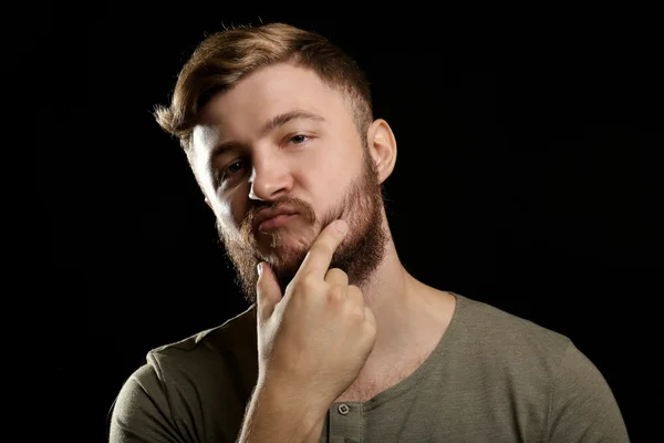 Handsome man with beard — Stock Photo, Image