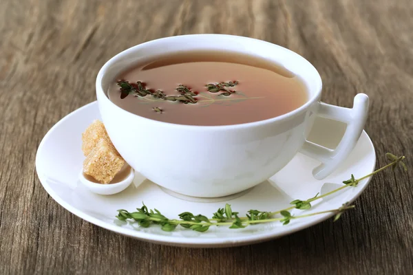 Cup of herbal tea — Stock Photo, Image