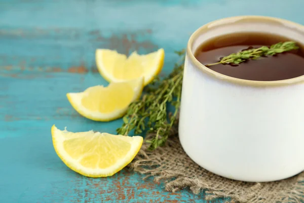 Cup of herbal tea — Stock Photo, Image