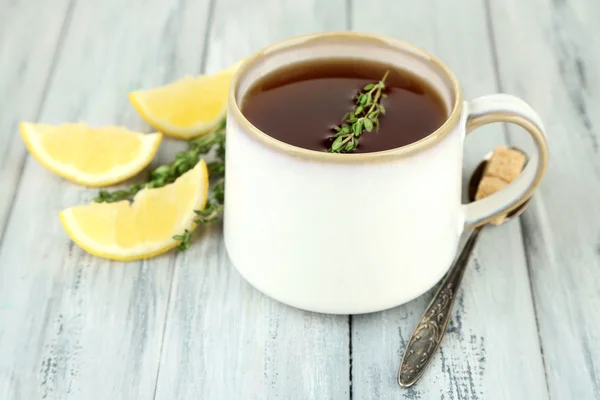 Cup of herbal tea — Stock Photo, Image