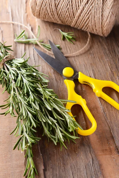 Rosemary on table — Stock Photo, Image