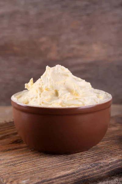 Frische hausgemachte Butter — Stockfoto