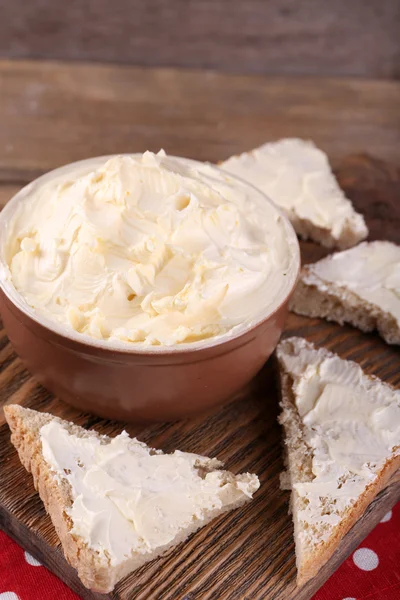 Fresh homemade butter — Stock Photo, Image