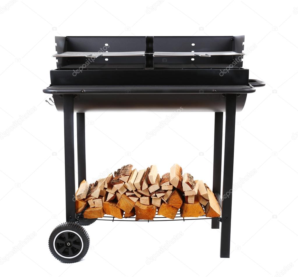 Barbecue grill isolated on white
