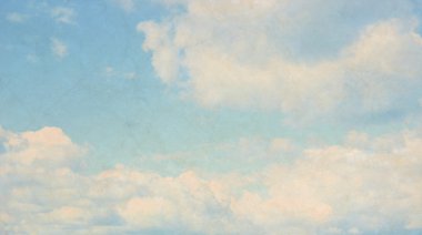 beyaz bulutlar gökyüzü üzerinde