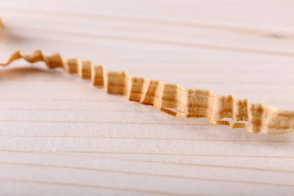 Wood shavings close up — Stock Photo, Image