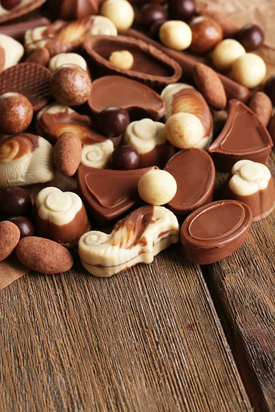 Olika sorters choklad — Stockfoto
