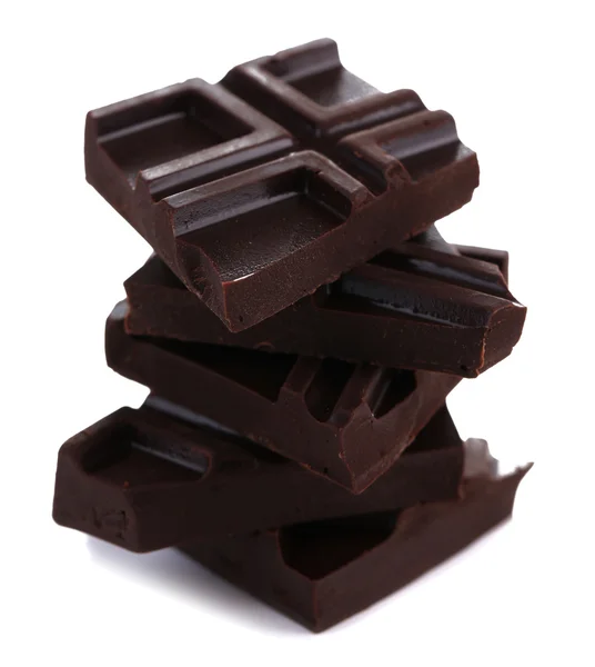 Popraskané čokolády — Stock fotografie