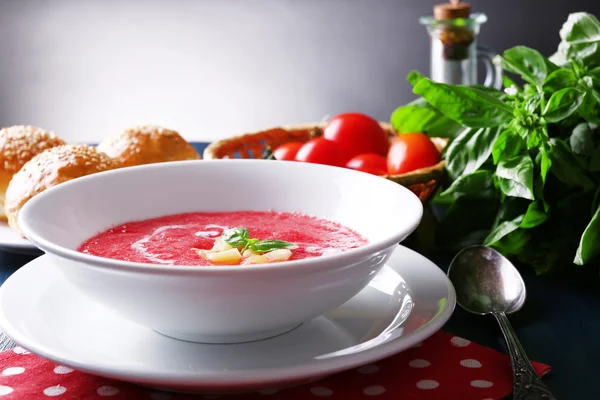 Zupy gazpacho — Zdjęcie stockowe