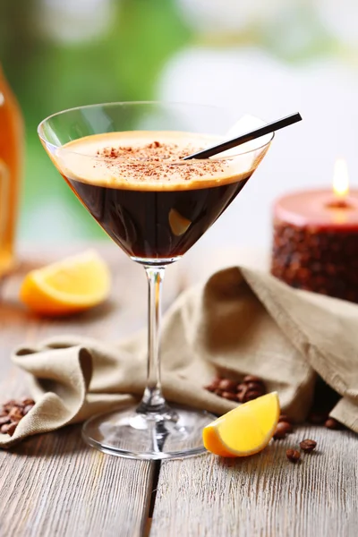 Cocktail espresso sul tavolo — Foto Stock