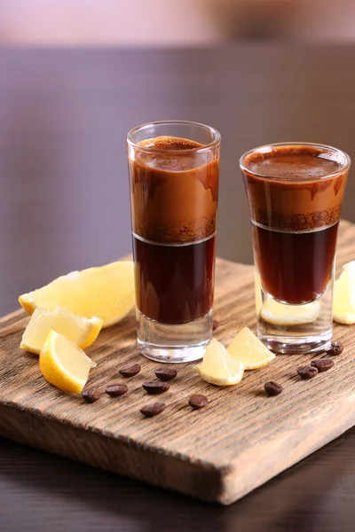 Espresso cocktail på bord — Stockfoto
