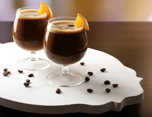 Cocktail espresso sul tavolo — Foto Stock