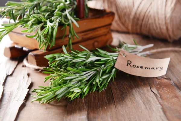 Green Rosemary on table — Stock Photo, Image