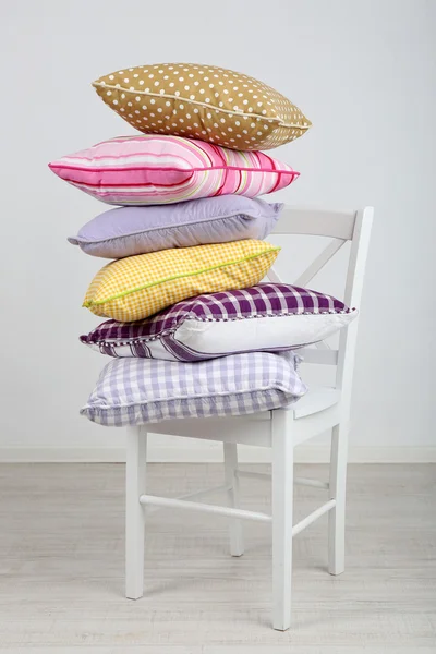 Pillows on chair — Stock Photo, Image