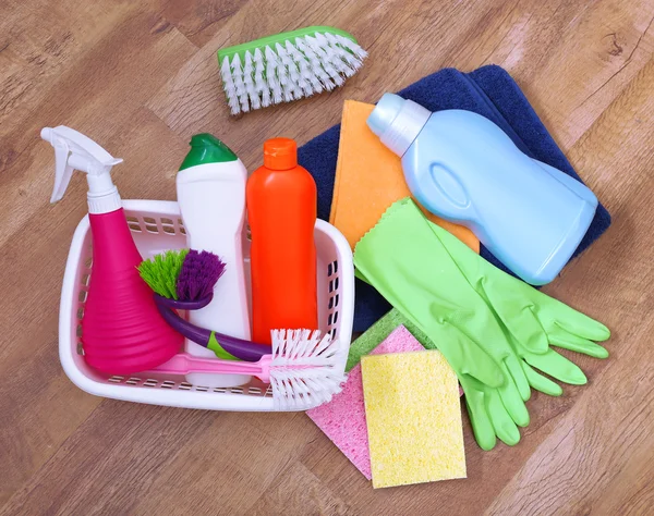 Cleaning products and tools — Stock Photo, Image