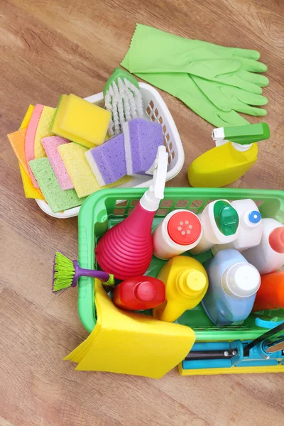 Cleaning products and tools — Stock Photo, Image