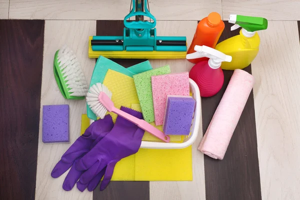 Productos y herramientas de limpieza —  Fotos de Stock
