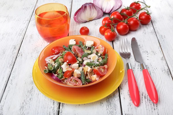 Colazione fresca con insalata di verdure — Foto Stock